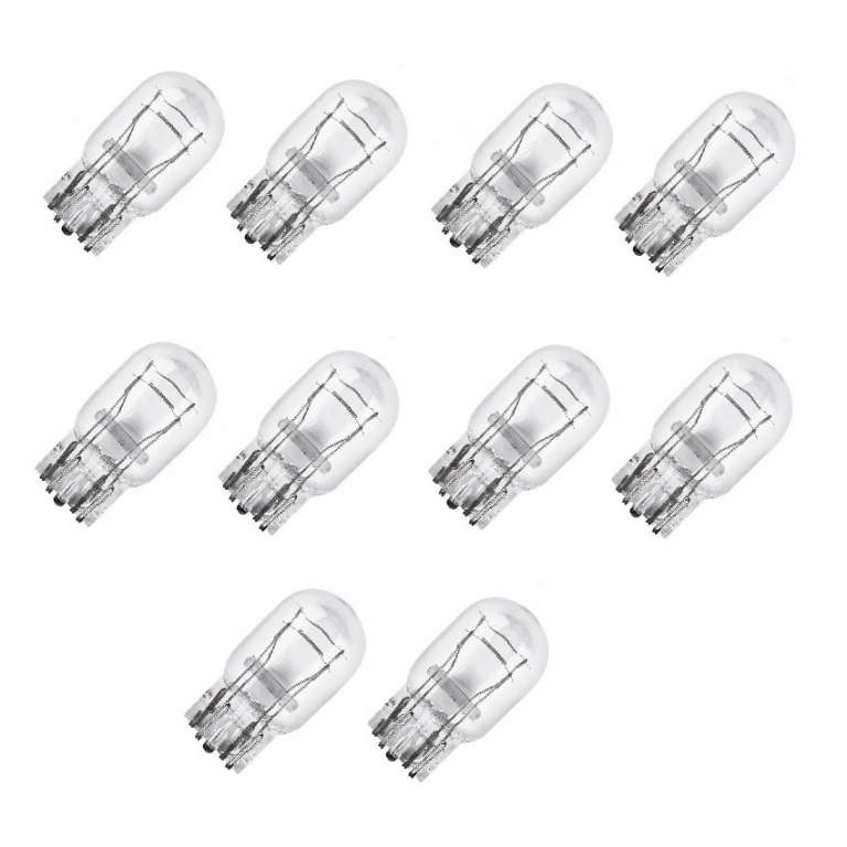 10 X T20 12V 21W 5W Halogen Brake Bright Light Bulb Wedge Signal