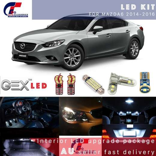 For Mazda 6 2014-2016 LED Interior Lights Kit