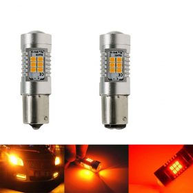 Online sale 1156 PROJECTOR 21 SMD 5630 LED BRIGHT Amber Indicators Signal Front or Rear