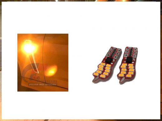 Xenon Bright Amber Cree T10 Guard Led Signal Indicator LED's