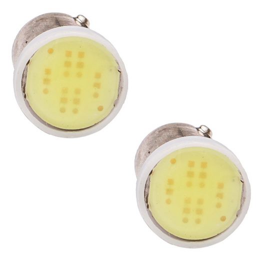 LED COB T4W BA9s 6000K White Interior Light Bulbs