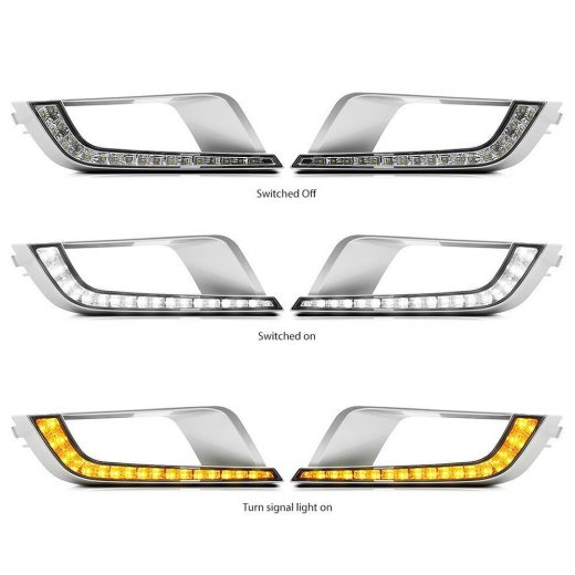 best price DRL indicator fog light led cover set ford ranger 2015