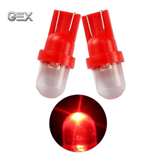 led T10 side dashboard wedge light bulb license plate red
