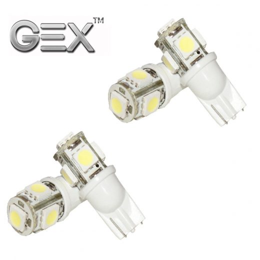 On sale bright white T10 led bulbs fit auto interior parkers