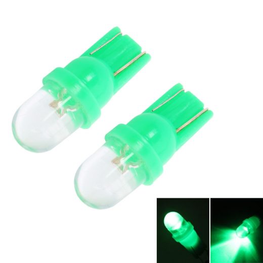 best price Gex 1 LED T10 Side Wedge Light Bulb License Plate Lamp Green 12V