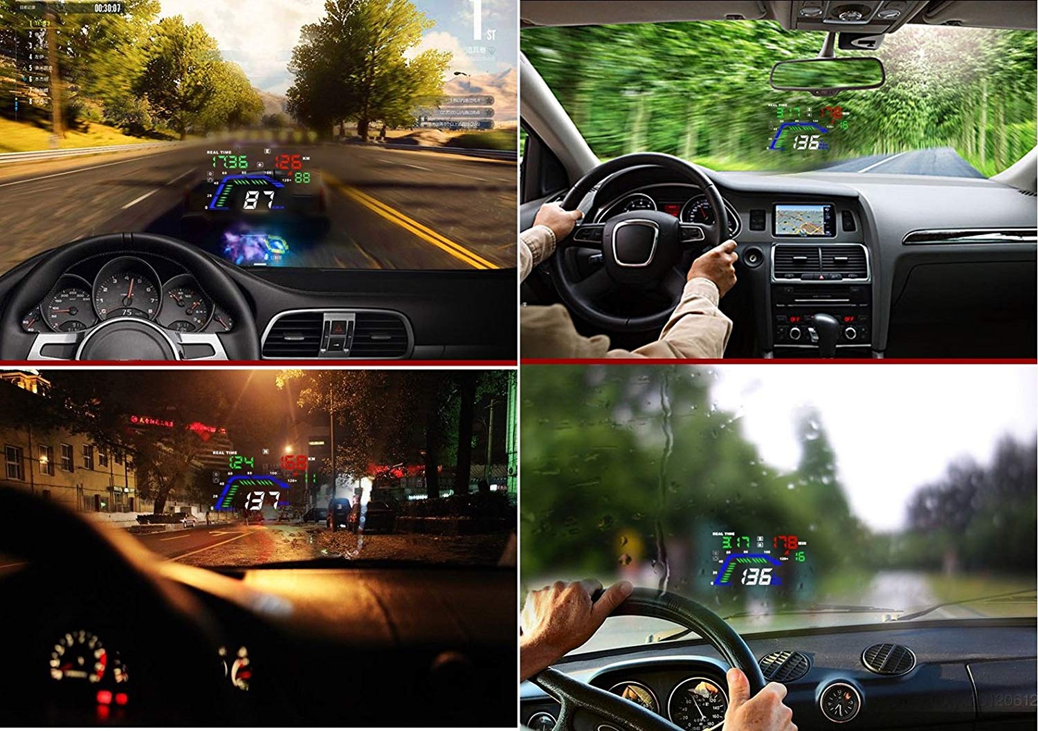 Gex Digital Car GPS HUD Plug N Play Speedometer