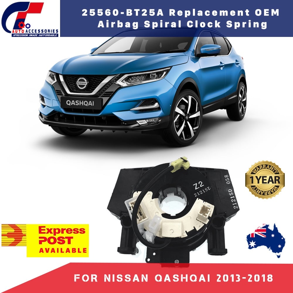 Nissan Qashqai 1318 25560BT25A Airbag Clock Spring Replacement