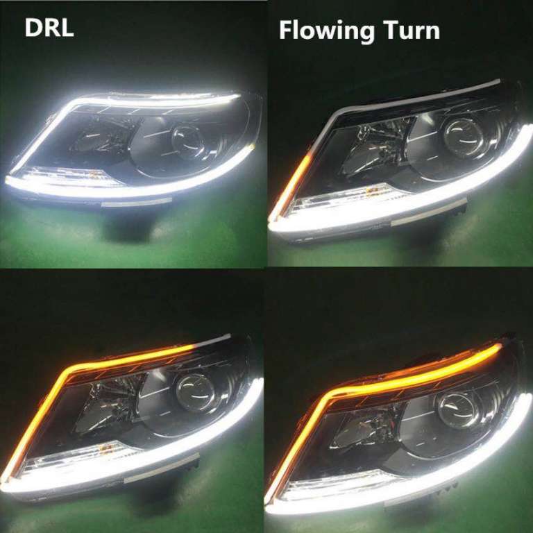 LED Headlights Guide Strip DRL RGB ( 60cm )