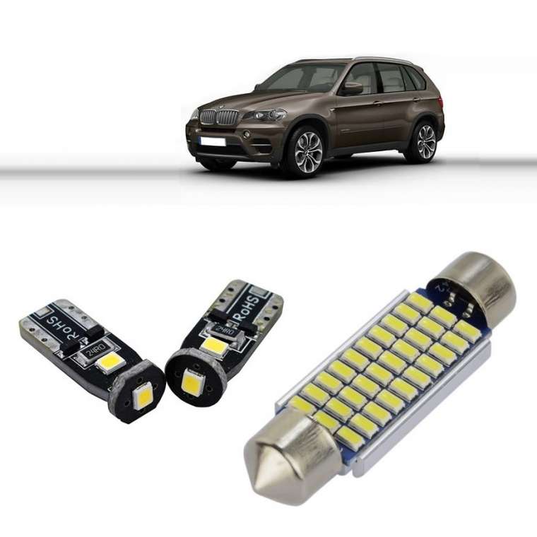 BMW X5 E70 LED Interior Lights Conversion Kit 20Pcs