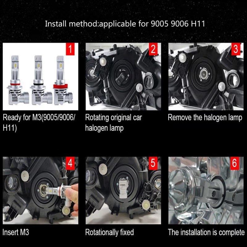 Nissan Skyline R34 LED Headlights - HB3 High Beam Conversion Kit