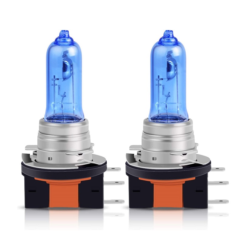 2x H15 15/55W DRL Main Beam Headlight Super White Bulbs Xenon 