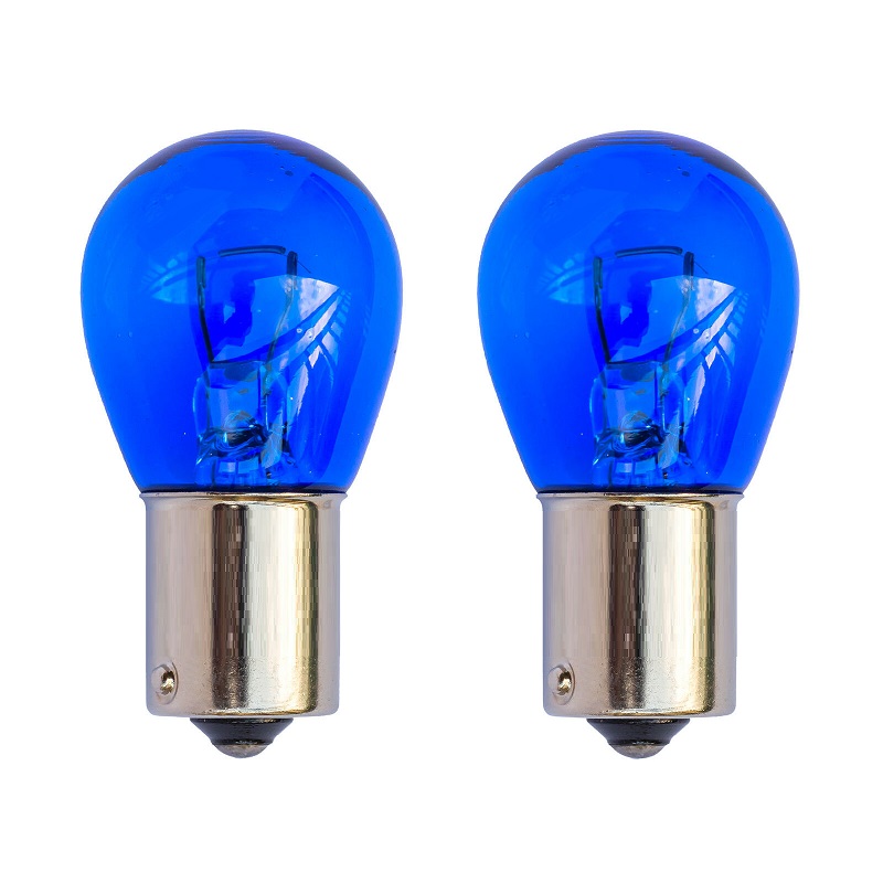 KONIK S25 BA15s 1156 P21W 5000K White Halogen Reverse Light Bulbs – 2 Pack, Made In Germany