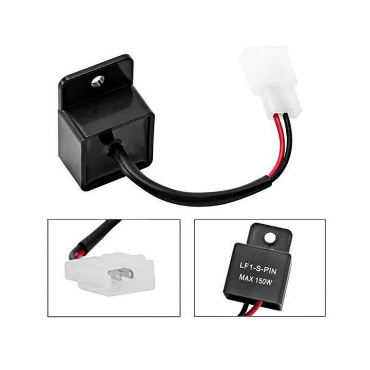 Relé Intermitente LED 12V Intermitente LF1-S-PIN Motocicleta Honda Kawasaki Suzuki Yamaha - Foto 8