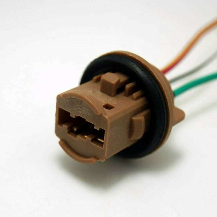 T20 7443 Wire Pigtails Female Globe Bulb Socket Connectors Harness