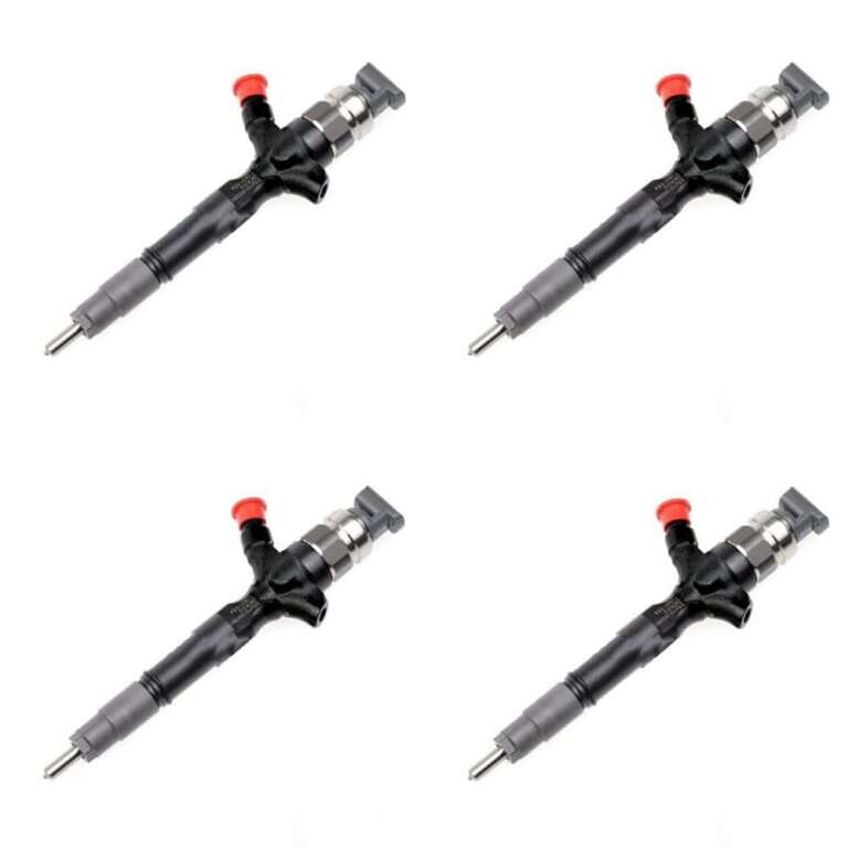For Toyota Hilux D4D 1KDFTV 236700L050 Diesel Fuel Injector 4Pcs