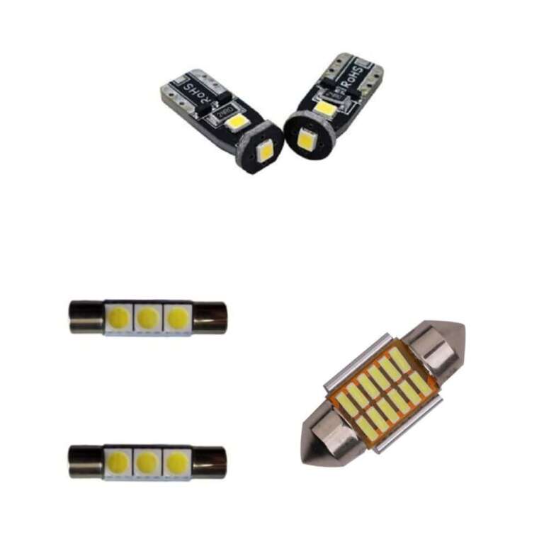 Super Bright White LED Interior Light Kit For Jeep JK Wrangler - BEAMIT Brand, 12V, CANbus Ready