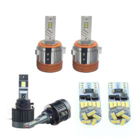 Suitable For Volkswagen Golf MK7 H7 Low Beam H15 High Beam DRL T10 Number Plates LED Lights Conversion Kit