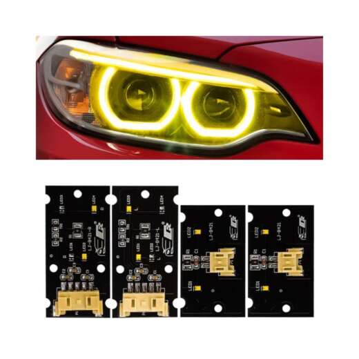 For BMW 2 Series F22 F23 M2 F87 2014 -2017 Yellow DRL Board