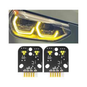 For BMW G01 G02 F97 F98 X3 X4 2016 - 2019 Yellow DRL Board