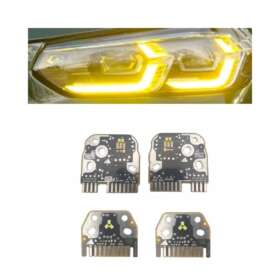 For BMW G01 G02 G08 X3 X4 2021 - 2023 Yellow Lemon DRL LED Board