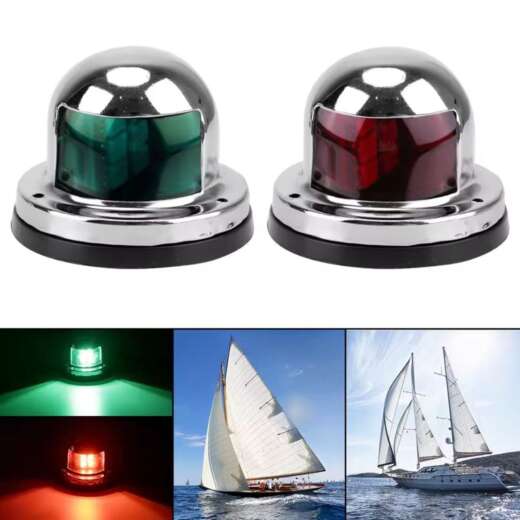 Boat Yacht Navigation LED Marine Lights 2pc