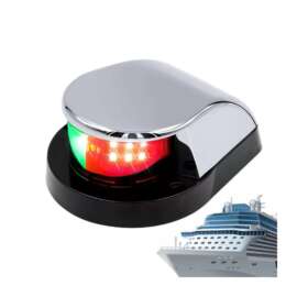 Boat Yacht Navigation LED Marine Lights Red and Green 1pc