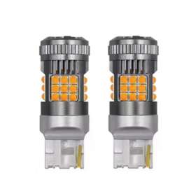 T20 7440 36 Amber LED Canbus Indicator Light Bulbs