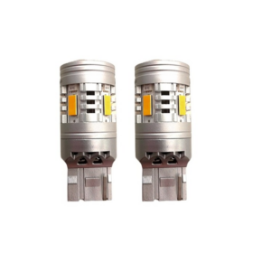 T20 7440 4 Amber LED Canbus Indicator Light Bulbs