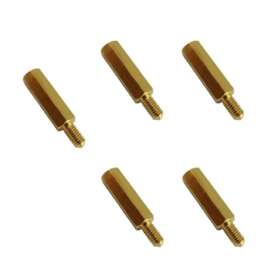 M4 X 20 + 6 Brass Hex Standoff Spacer Fasteners 5Pcs