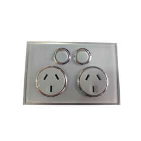 AC 240V 10A Switch Supported Double Power Point