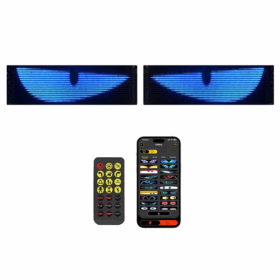 Gex Eye Animation Wireless Bluetooth Flexible LED Matrix Dual Panel 100mm X 350mm