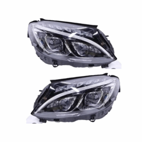 Suitable For Mercedes C-Class W205 Headlights Assembly Pair (Aftermarket)