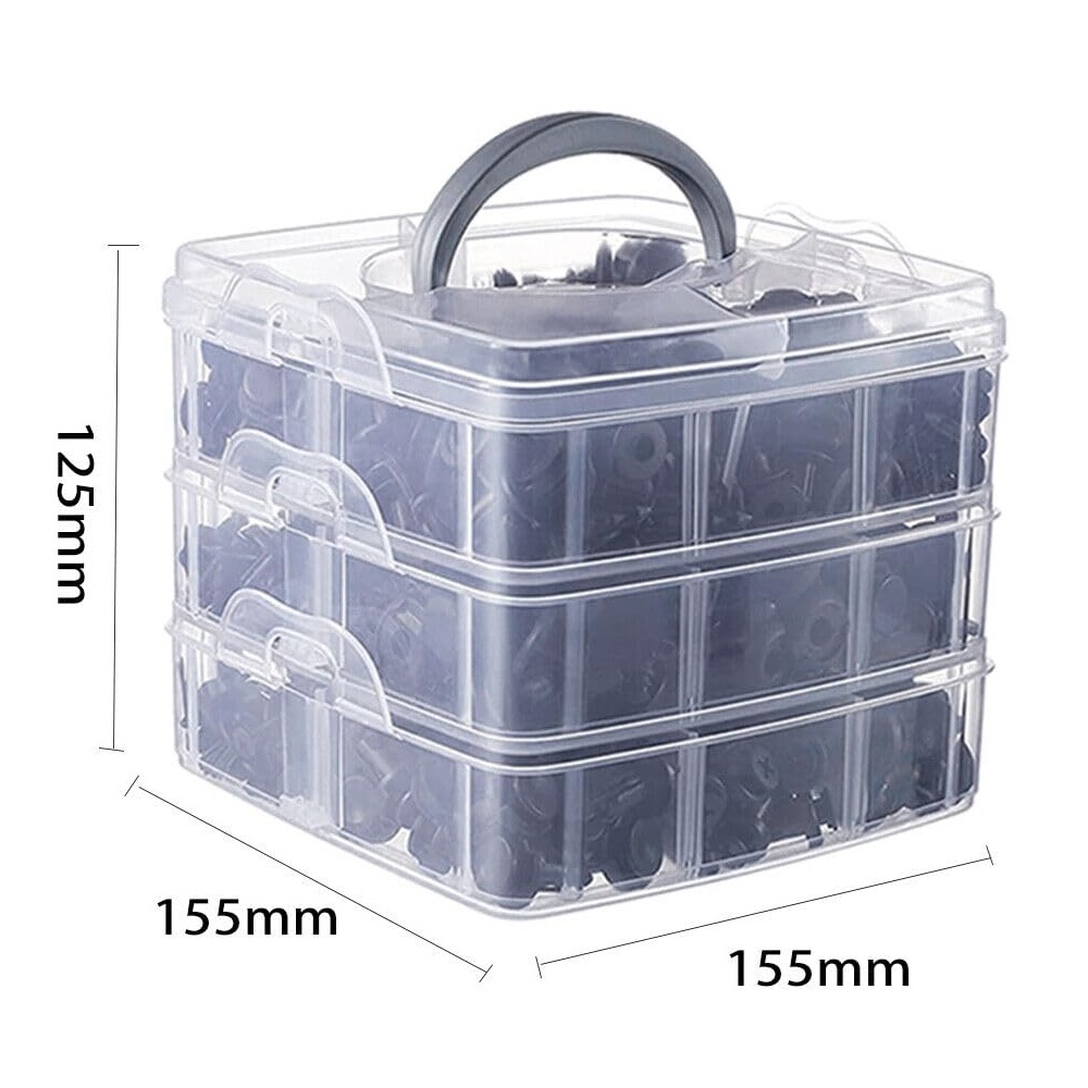 Plastic Body Trim Retainer Fastener Bumper Aftermarket Clips 814Pcs - Image 3