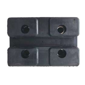 Industrial Grade Heavy-Duty Rubber Lift Pad ( Black )