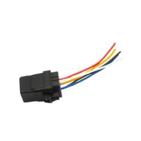 Waterproof 12V 40A Automotive Relay Switch 5-Pin SPDT Harness Socket