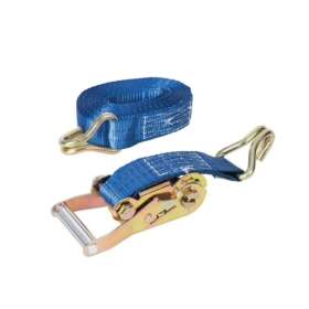 Long Blue Heavy-Duty Webbing Ratchet Strap 2 Inch 5m