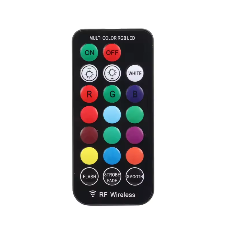 16-Color Multi-Mode RGB T10 LED Bulb Kit With RF Remote - Image 3